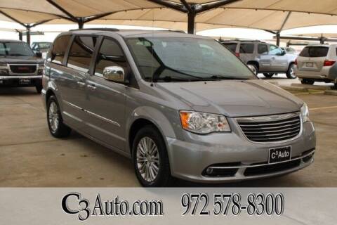 2015 Chrysler Town and Country for sale at C3Auto.com in Plano TX