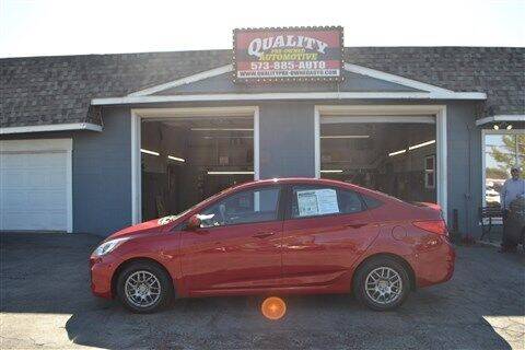 2012 Hyundai Accent for sale at Quality Pre-Owned Automotive in Cuba MO