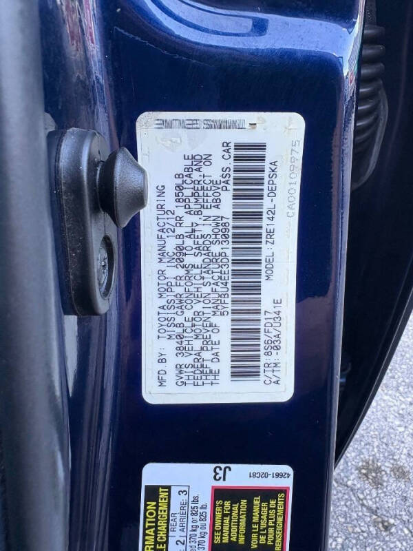 2013 Toyota Corolla S