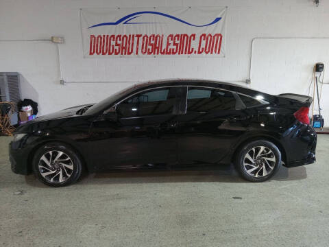 2016 Honda Civic for sale at DOUG'S AUTO SALES INC in Pleasant View TN