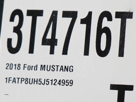 2018 Ford Mustang EcoBoost Premium