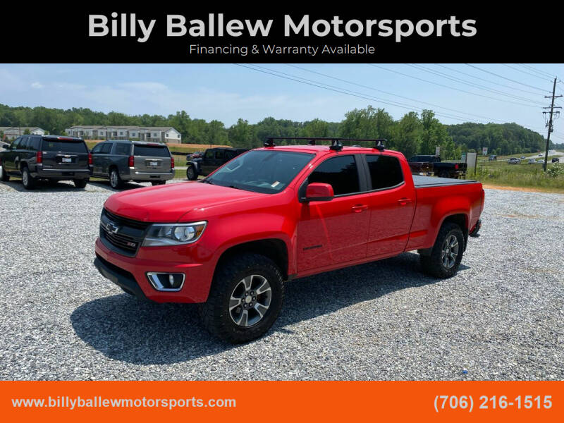 2017 Chevrolet Colorado for sale at Billy Ballew Motorsports in Dawsonville GA