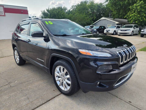 2015 Jeep Cherokee for sale at Quallys Auto Sales in Olathe KS