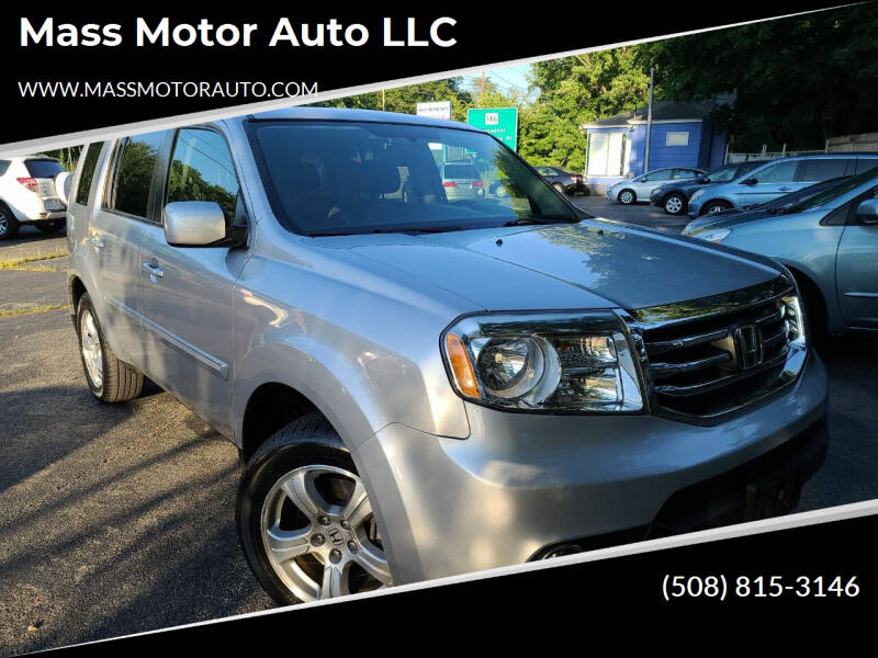 2013 Honda Pilot for sale at Mass Motor Auto LLC in Millbury MA