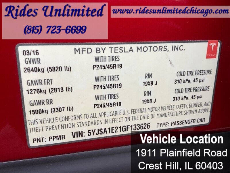 2016 Tesla Model S