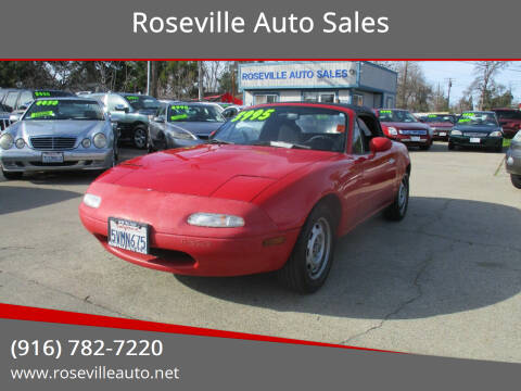 1990 Mazda MX-5 Miata for sale at Roseville Auto Sales in Roseville CA