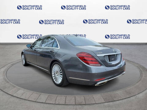 2018 Mercedes-Benz S-Class for sale at SOUTHFIELD QUALITY CARS in Detroit MI