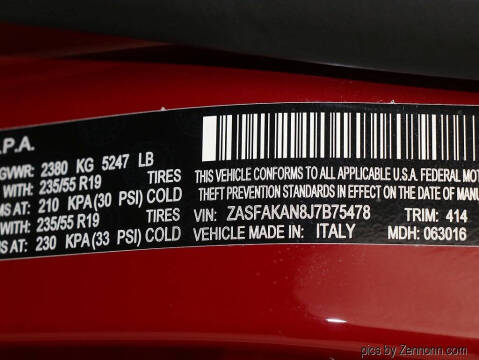 2018 Alfa Romeo Stelvio