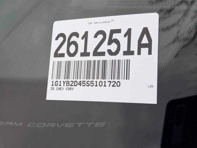 2025 Chevrolet Corvette Stingray