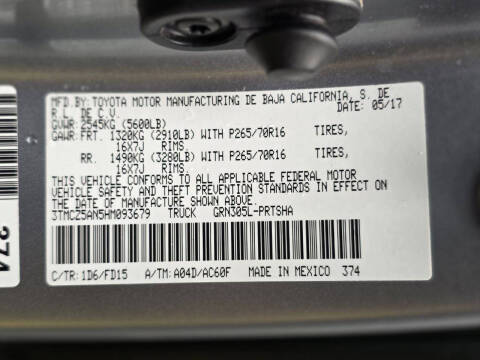 2017 Toyota Tacoma TRD Off-Road