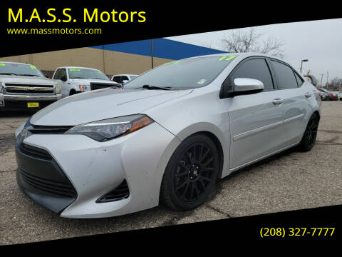 2017 Toyota Corolla for sale at M.A.S.S. Motors - MASS MOTORS in Boise ID