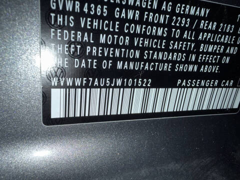 2018 Volkswagen Golf R 4Motion