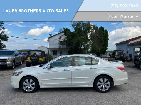 2008 Honda Accord for sale at LAUER BROTHERS AUTO SALES in Dover PA