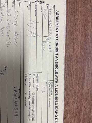 2000 Thor Motor Coach Tt16Cub