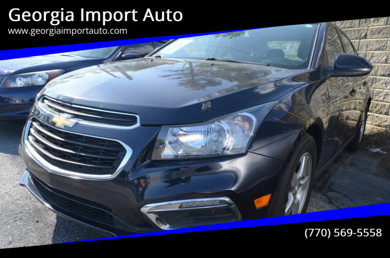 2015 Chevrolet Cruze for sale at Georgia Import Auto in Alpharetta GA