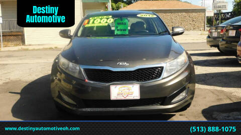 2013 Kia Optima for sale at Destiny Automotive in Hamilton OH
