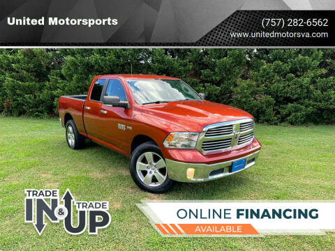 2013 RAM 1500 for sale at United Motorsports in Virginia Beach VA