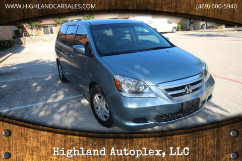 2007 Honda Odyssey for sale at Highland Autoplex, LLC in Dallas TX