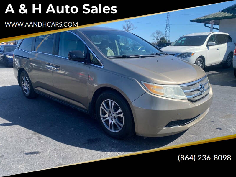 2012 Honda Odyssey for sale at A & H Auto Sales in Greenville SC