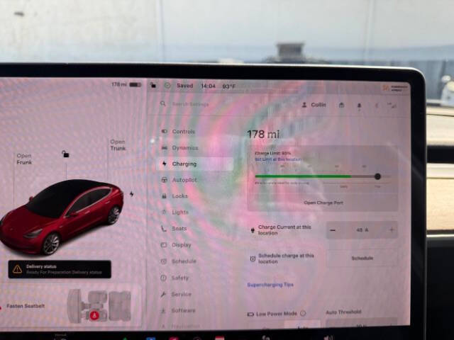 Red 2019 Tesla Model 3 Long Range Long Range 4dr Fastback 18