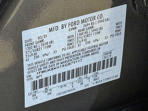 2025 Ford Explorer ST-Line