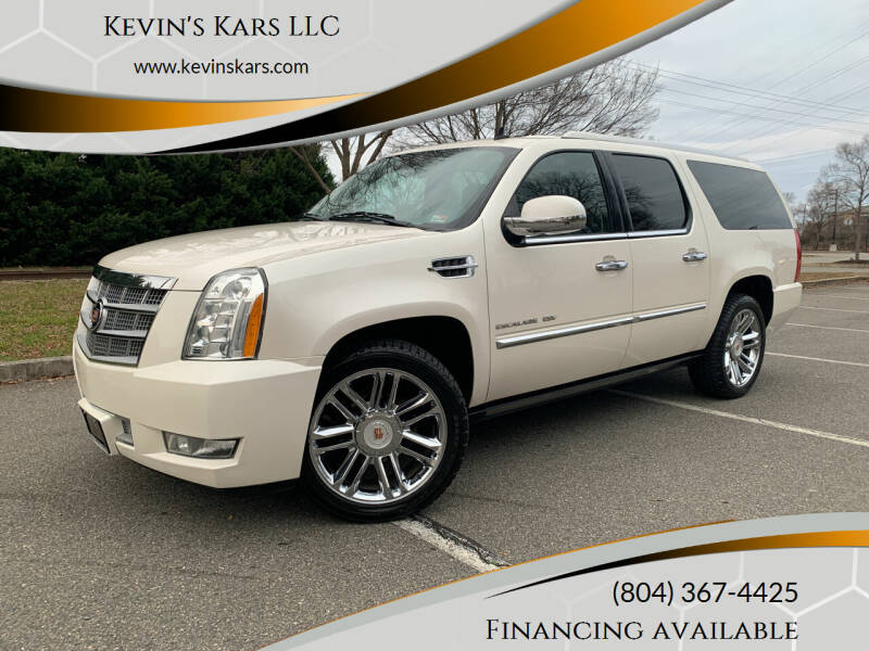 2013 Cadillac Escalade ESV for sale at Kevin's Kars LLC in Richmond VA