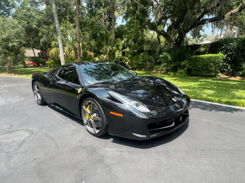 2015 Ferrari 458 Spider for sale at The Consignment Club in Sarasota FL