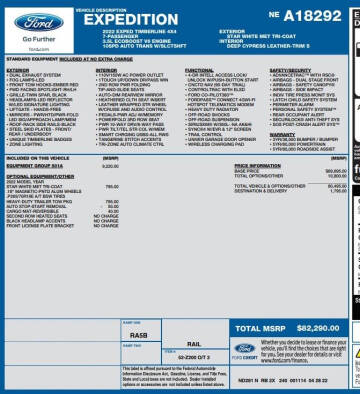 2022 Ford Expedition Timberline