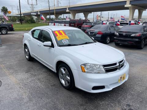 2011 Dodge Avenger for sale at Texas 1 Auto Finance in Kemah TX