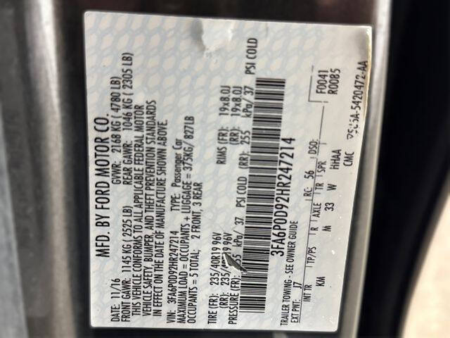 2017 Ford Fusion Titanium