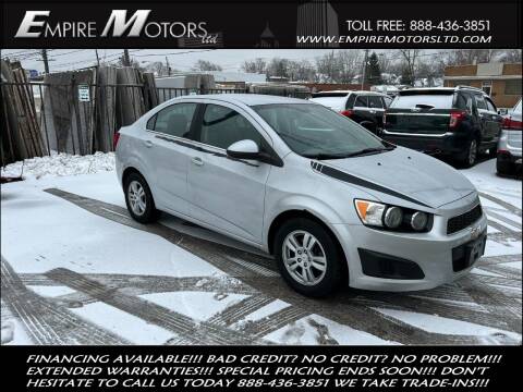 2012 Chevrolet Sonic for sale at Empire Motors LTD in Cleveland OH
