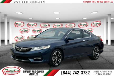 2016 Honda Accord for sale at Best Bet Auto in Livonia MI