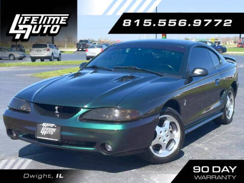 1996 Ford Mustang SVT Cobra for sale at Lifetime Auto in Dwight IL