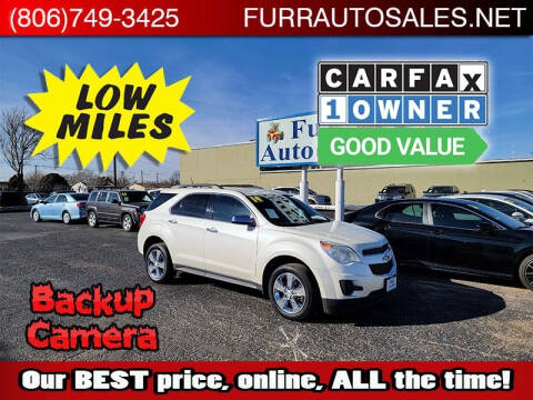 2014 Chevrolet Equinox for sale at FURR AUTO SALES in Lubbock TX
