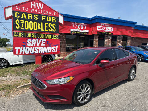 2017 Ford Fusion for sale at HW Auto Wholesale in Norfolk VA