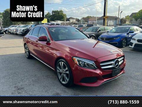 2018 Mercedes-Benz C-Class for sale at Shawn's Motor Credit in Houston TX
