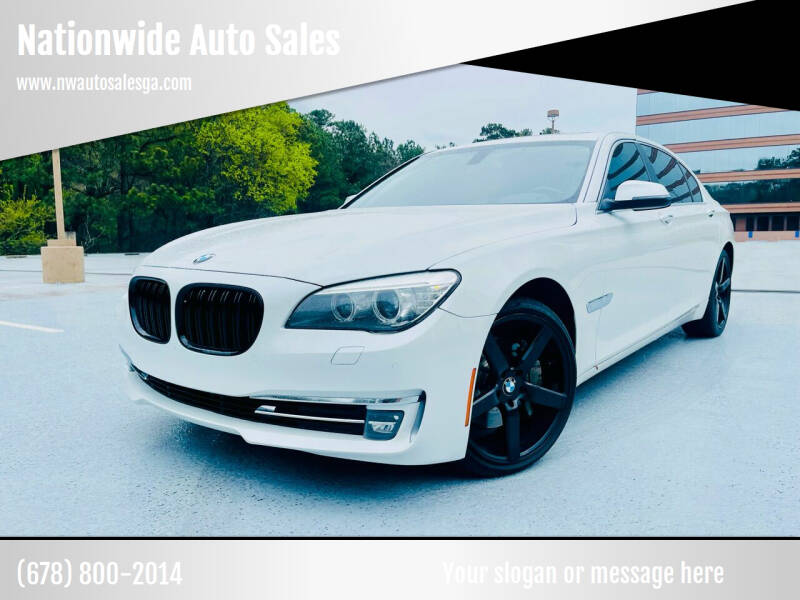 2015 BMW 7 Series for sale at Nationwide Auto Sales in Marietta GA