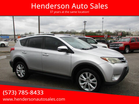 2014 Toyota RAV4 for sale at Henderson Auto Sales in Poplar Bluff MO