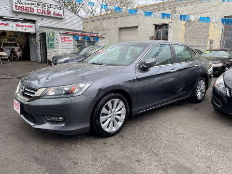 2013 Honda Accord for sale at Riverside Wholesalers 2 in Paterson NJ