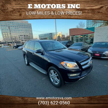 2013 Mercedes-Benz GL-Class for sale at E Motors INC in Vienna VA
