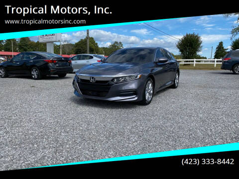 2018 Honda Accord for sale at Tropical Motors, Inc. in Riceville TN