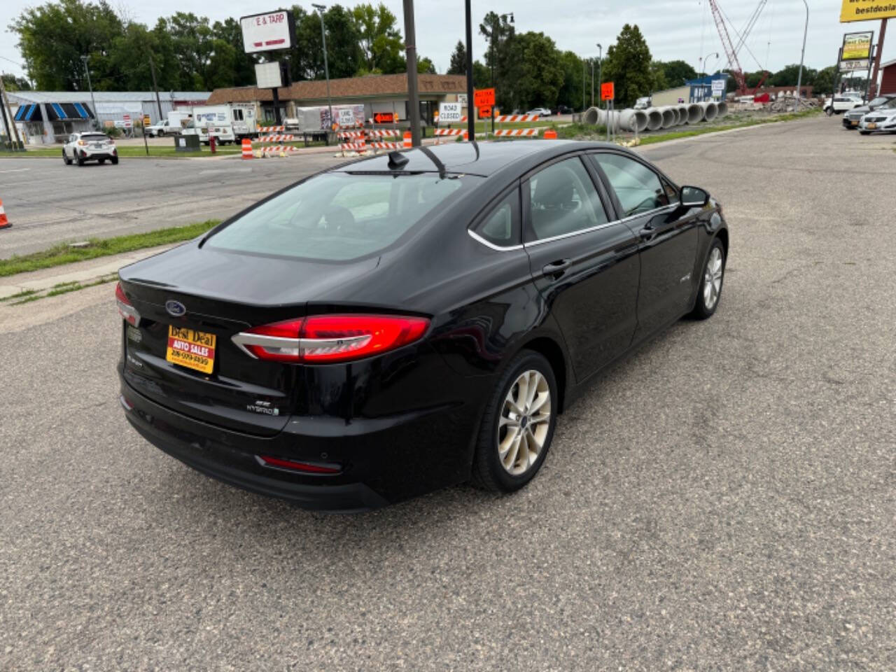 2019 Ford Fusion Hybrid for sale at BEST DEAL AUTO SALES in Moorhead, MN