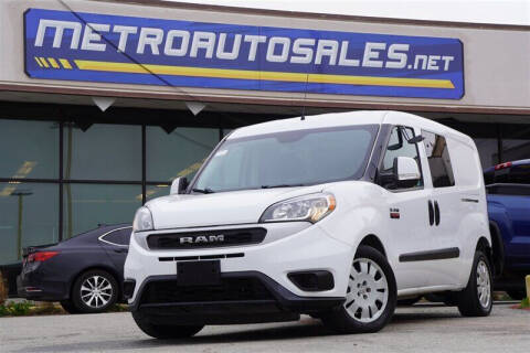 2019 RAM ProMaster City for sale at METRO AUTO SALES in Arlington TX