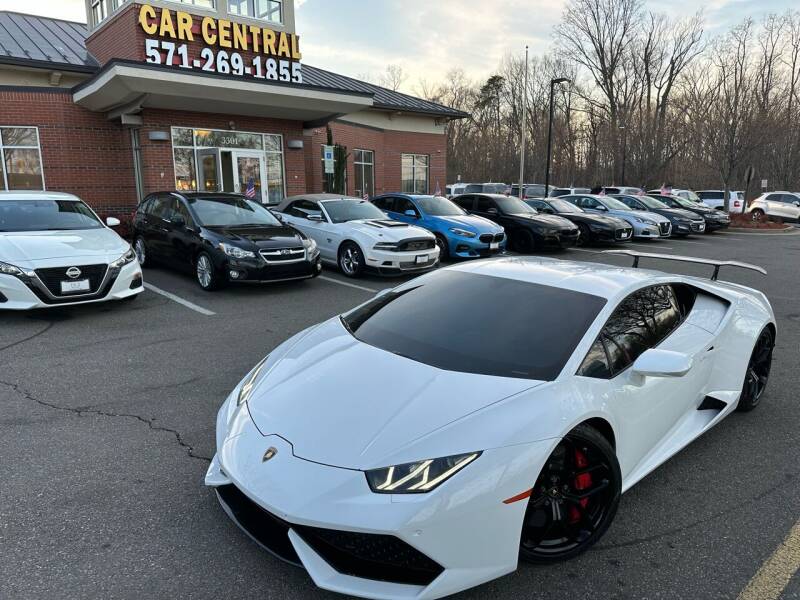 2017 Lamborghini Huracan for sale at Car Central in Fredericksburg VA