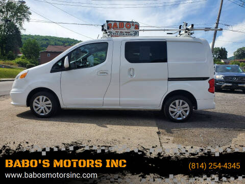 2015 Chevrolet City Express Cargo for sale at BABO'S MOTORS INC in Johnstown PA
