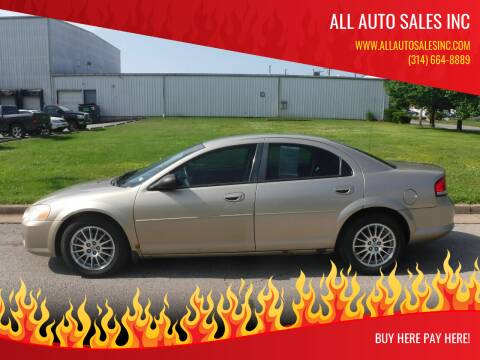 2004 Chrysler Sebring for sale at ALL Auto Sales Inc in Saint Louis MO