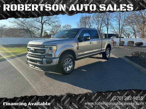 2021 Ford F-250 Super Duty for sale at ROBERTSON AUTO SALES in Bowling Green KY