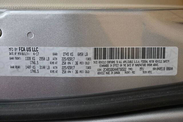 2017 Dodge Grand Caravan SE