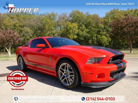 2014 Ford Shelby GT500 for sale at HOPPER MOTORPLEX in Plano TX