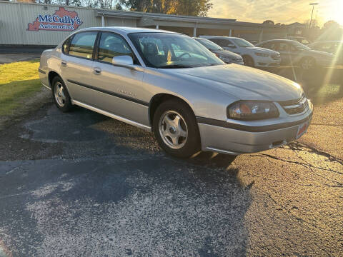 2002 Chevrolet Impala for sale at McCully's Automotive - Under $10,000 in Benton KY